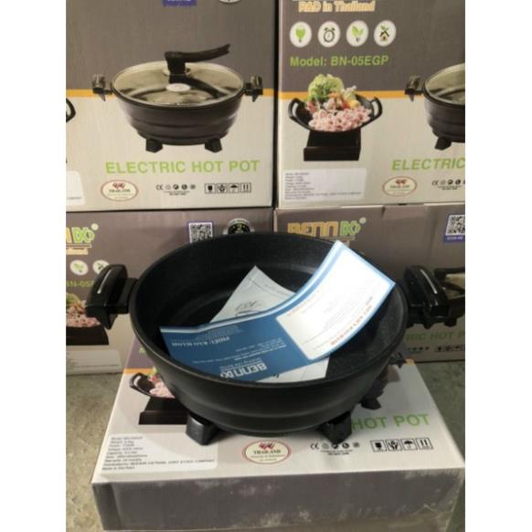 Nồi lẩu đa năng cao cấp Bennix 5 lít công suất 1700w_hàng chính hãng bảo hành 2 năm (Lỗi 1 đổi 1)