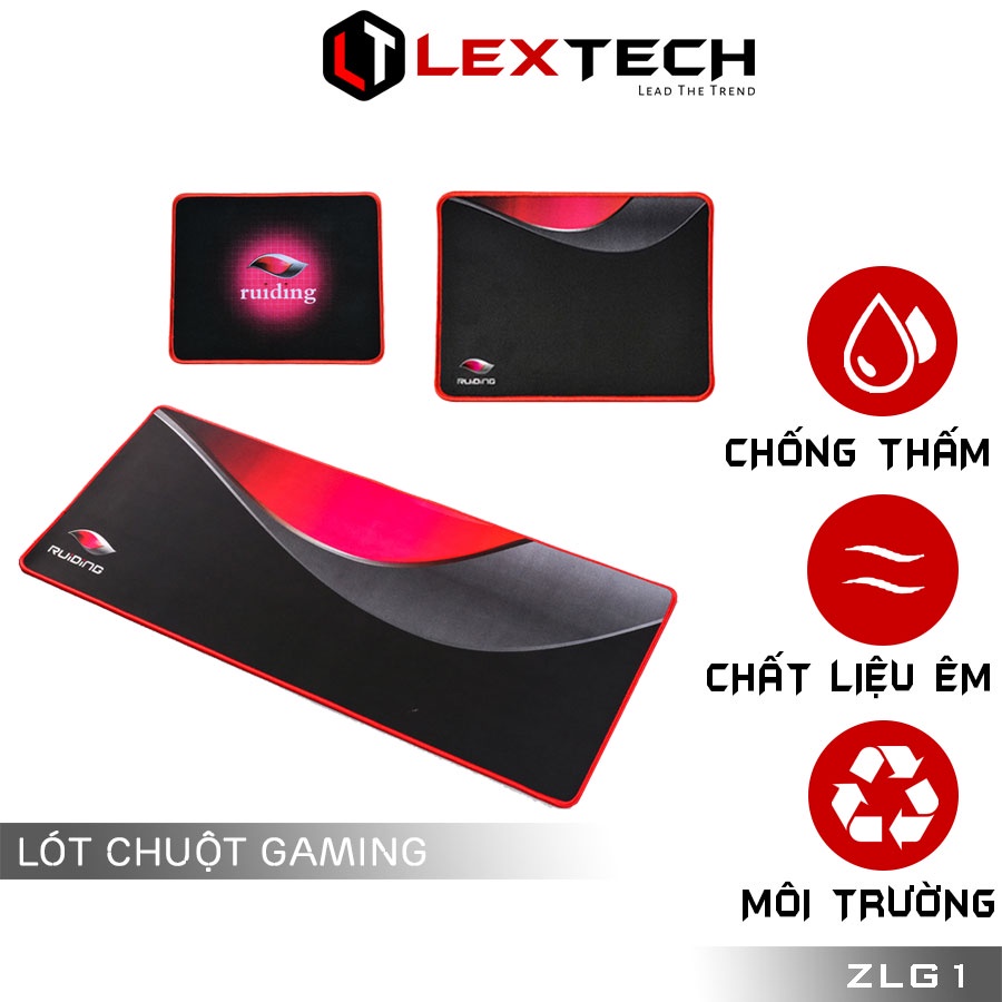 Lót Chuột Gaming cao su cao cấp ZLG1 siêu mịn dành cho game thủ, bàn di chuột cho nhân viên văn phòng 21x26, 25x30, 30x8