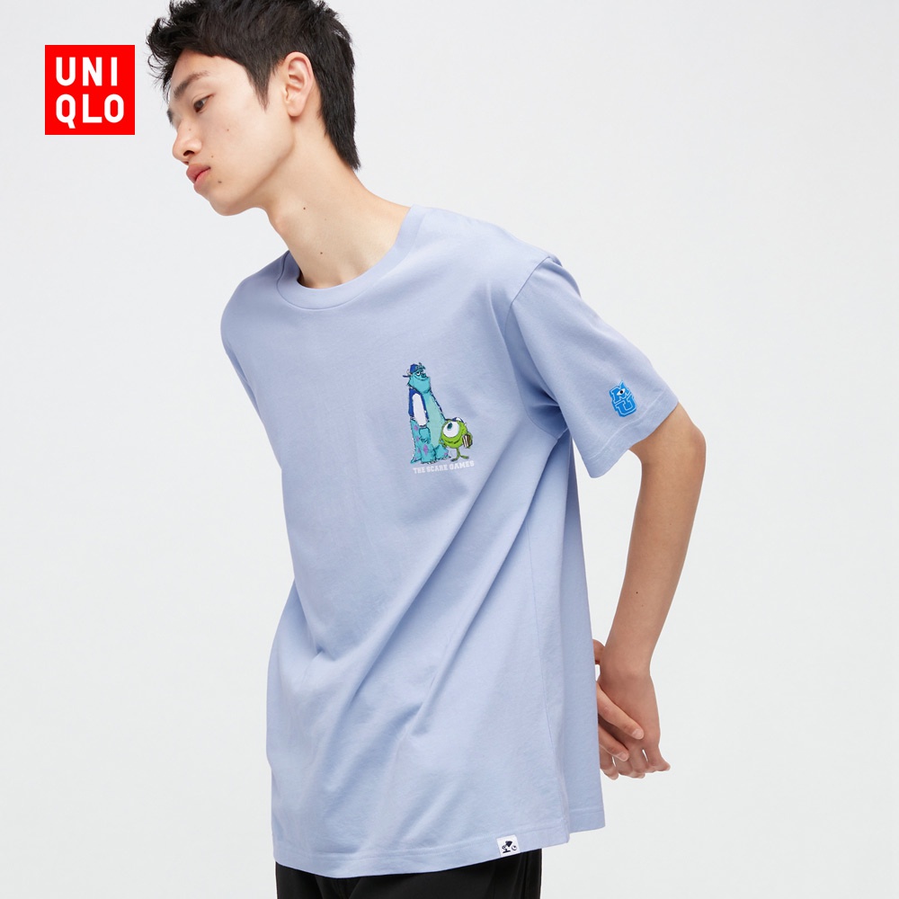 Áo Thun Uniqlo UT Ngắn Tay In Hoạt Hình Pixar Thời Trang Unisex