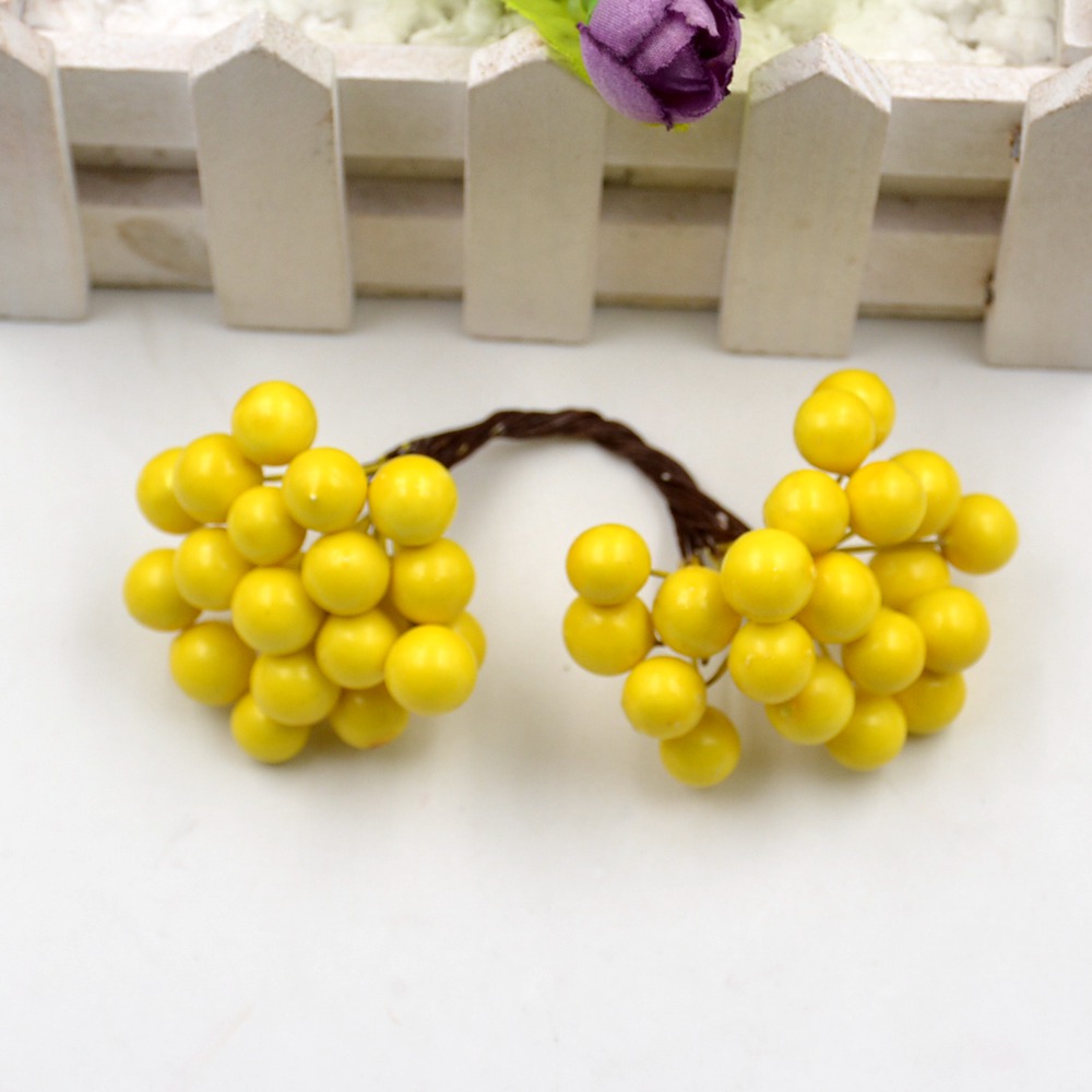 Bó Quả Cherry Giả Mini Trang Trí Tiệc Cưới