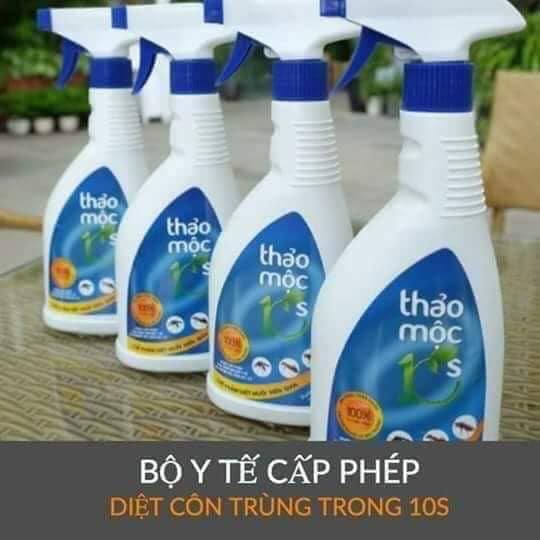 Thuốc diệt muỗi Thảo Mộc 10s Freeship Thuốc diệt gián Chế phẩm sinh học an toàn cho sức khỏe – Được BYT chứng nhận