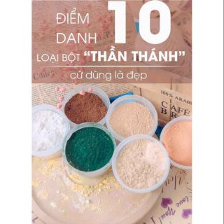 Bột đắp mặt nguyên chất thiên nhiên Handmade