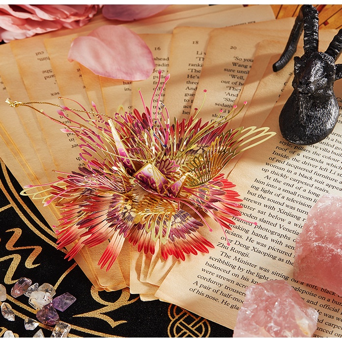 Mô Hình Lắp Ghép 3D Kim Loại bộ hạc cung hoàng đạo