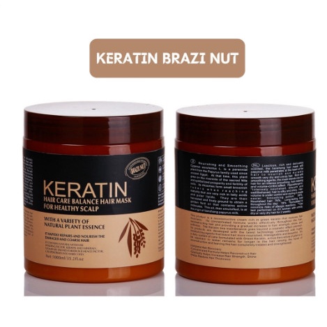 Kem Ủ Tóc Keratin Collagen 1000ml Lavender Brazil Nut - Ủ Hấp Tóc Cung Cấp Dưỡng Chất KERATIN Tự Nhiên UT08