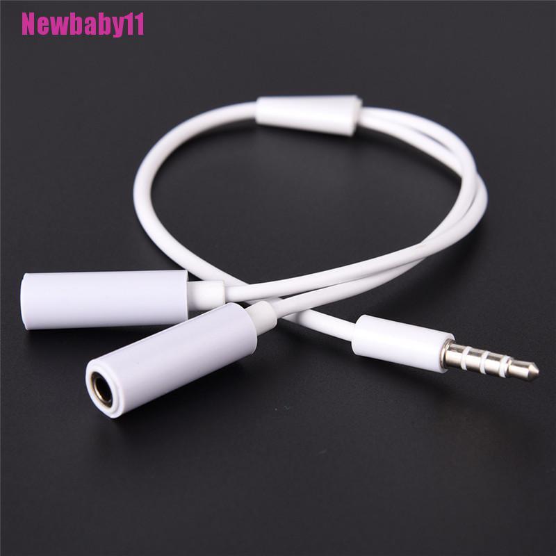 Cáp Chuyển Đổi Từ Baby11) 3.5mm Aux Audio Mic Adapter Male To Female