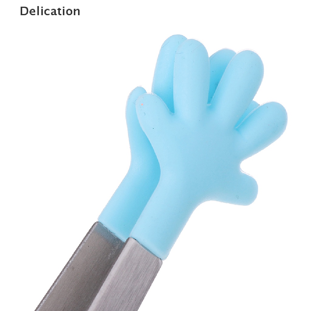 Kẹp Gắp Đá / Salad / Thực Phẩm Bằng Thép Không Gỉ Và Silicone Tiện Dụng Cho Nhà Bếp