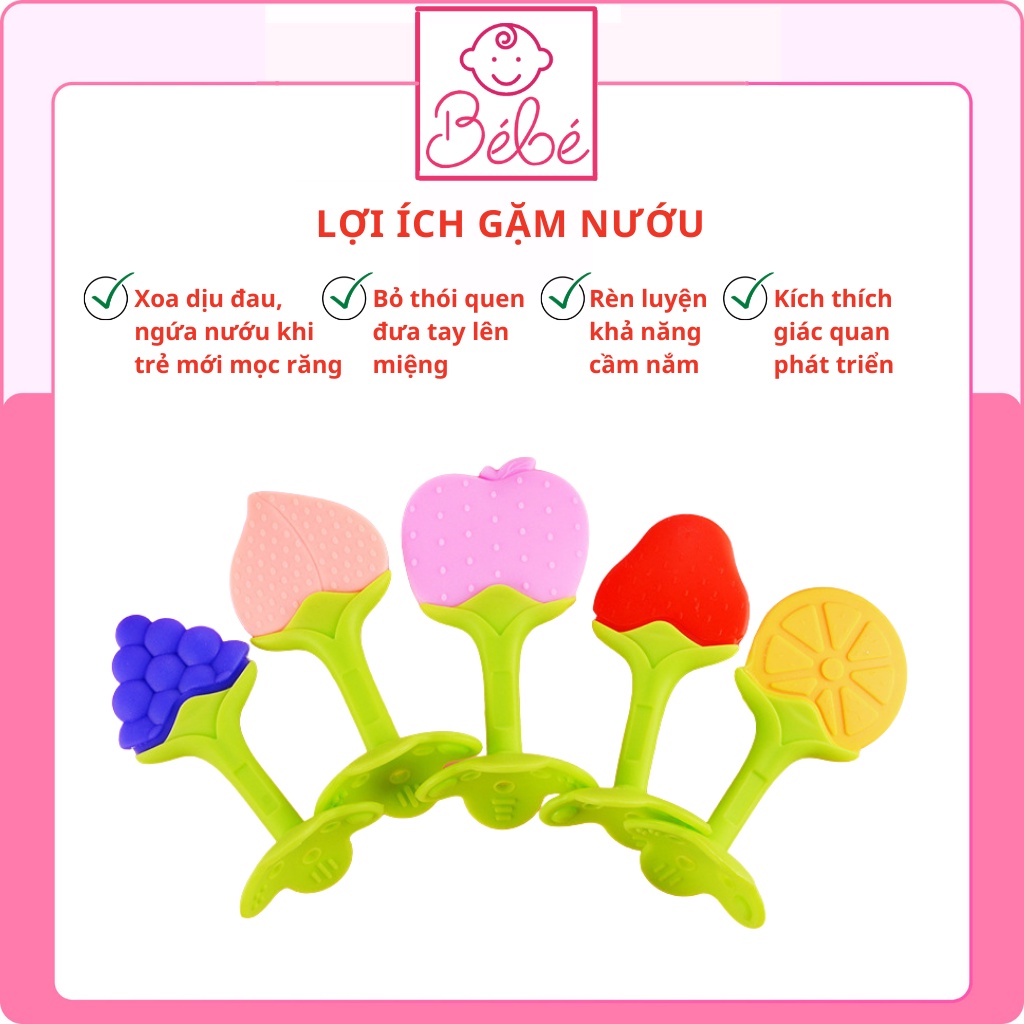 Gặm nướu cho bé silicone giảm đau ngứa khi mọc răng