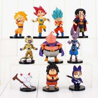 Bộ 10 Mô Hình Dragon Ball Chibi Cao 5-10cm - Mẫu 01