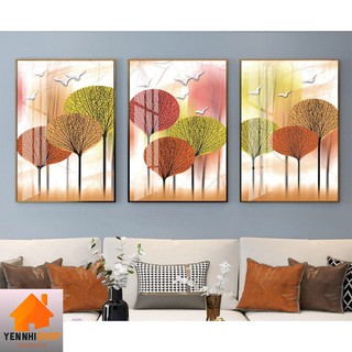 Tranh tráng gương pha lê 🍀FREE SHIP🍀 tranh treo cầu thang