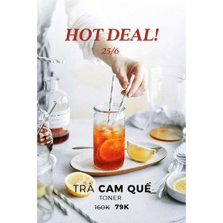 Trà cam quế - #toner