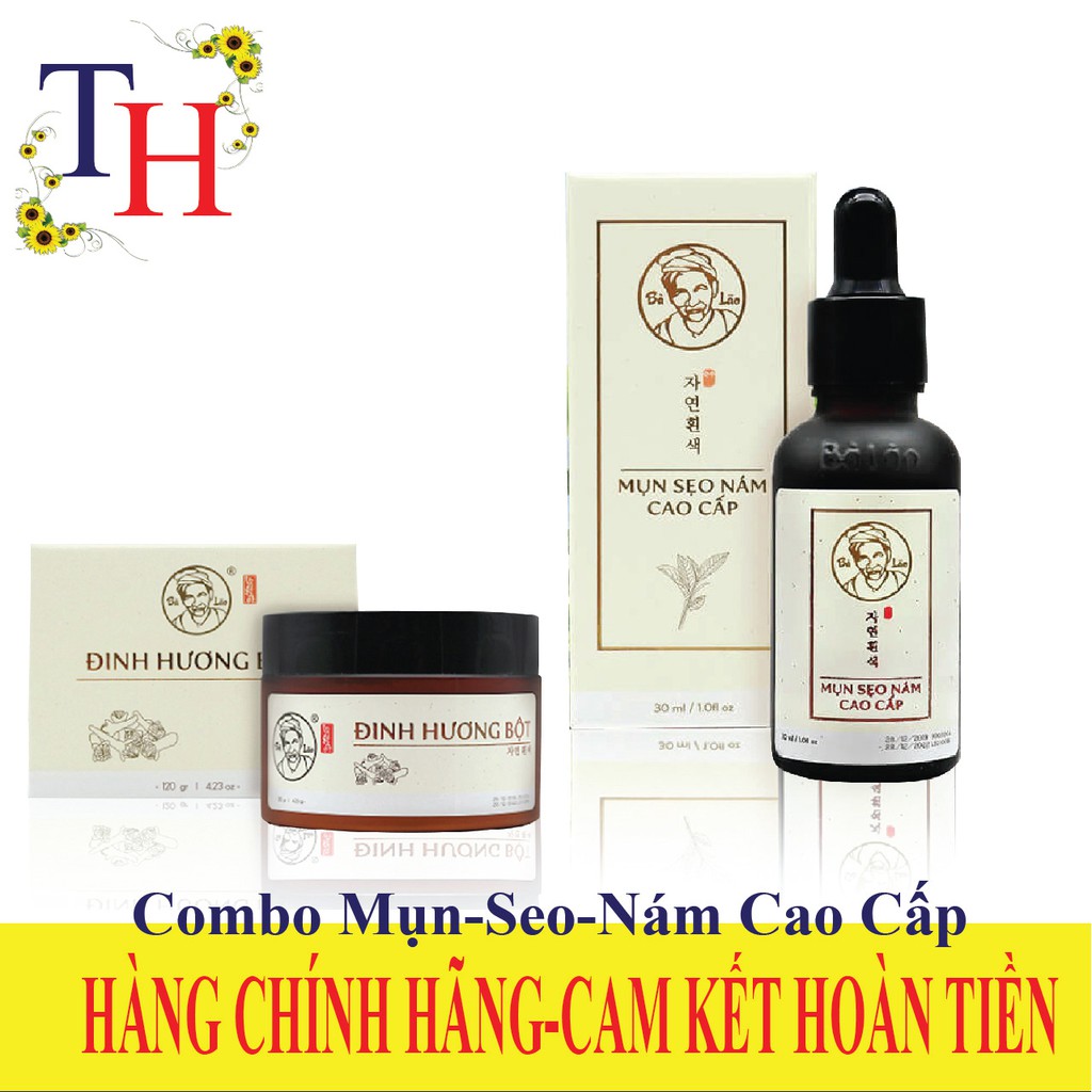 [Free ship] Combo Giảm Mụn Cao Cấp Bà Lão