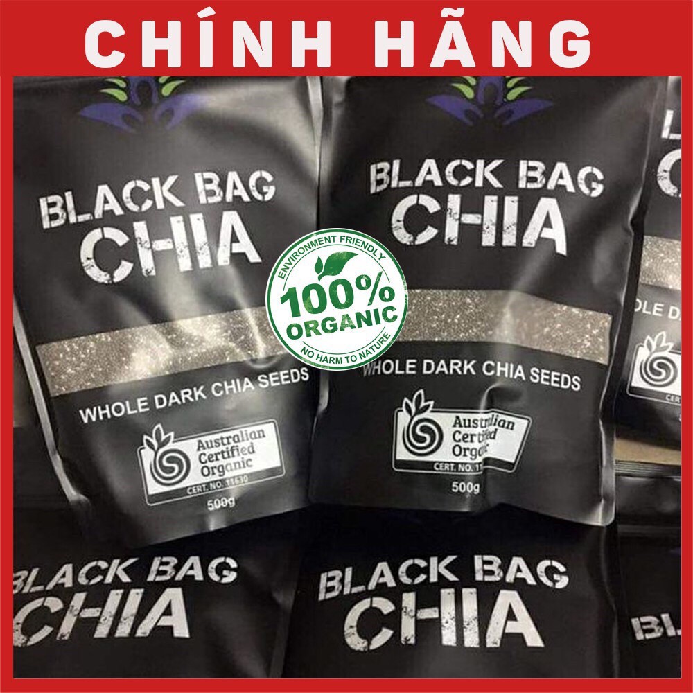 Hạt Chia đen Úc Organic