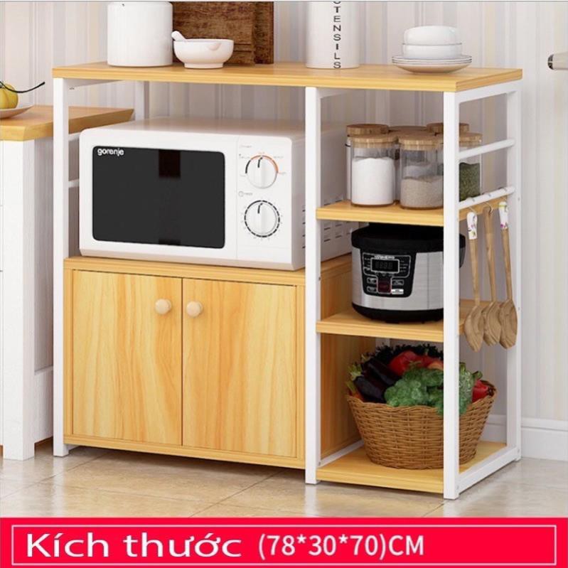 👉🆘FREESHIP👌 KỆ BẾP - KỆ ĐỂ LÒ VI SÓNG 4 NGĂN KÈM NGĂN KÉO | BigBuy360 - bigbuy360.vn
