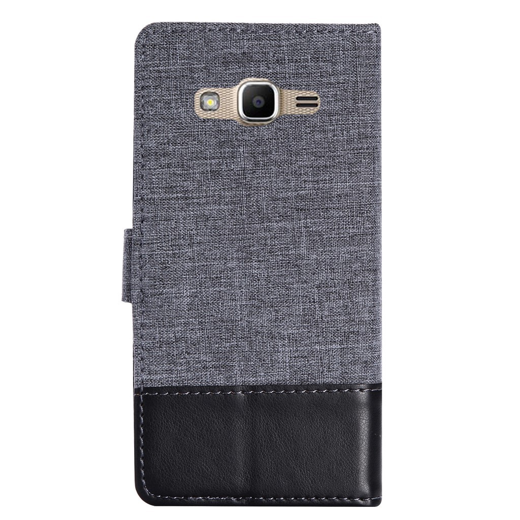 Bao da bề mặt vải denim có ngăn đựng thẻ cho Samsung Galaxy J2 J1 Mini Prime | BigBuy360 - bigbuy360.vn
