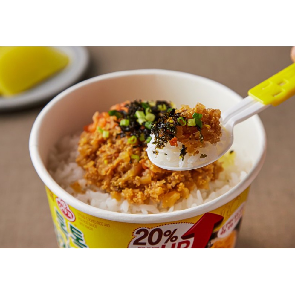 CƠM CỐC KIMCHI TOK TOK 222G -  컵밥 톡톡김치알밥 222G