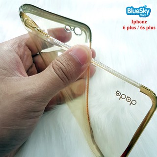 Ốp lưng Iphone 6 Plus / 6s Plus dẻo trong viền xi dada