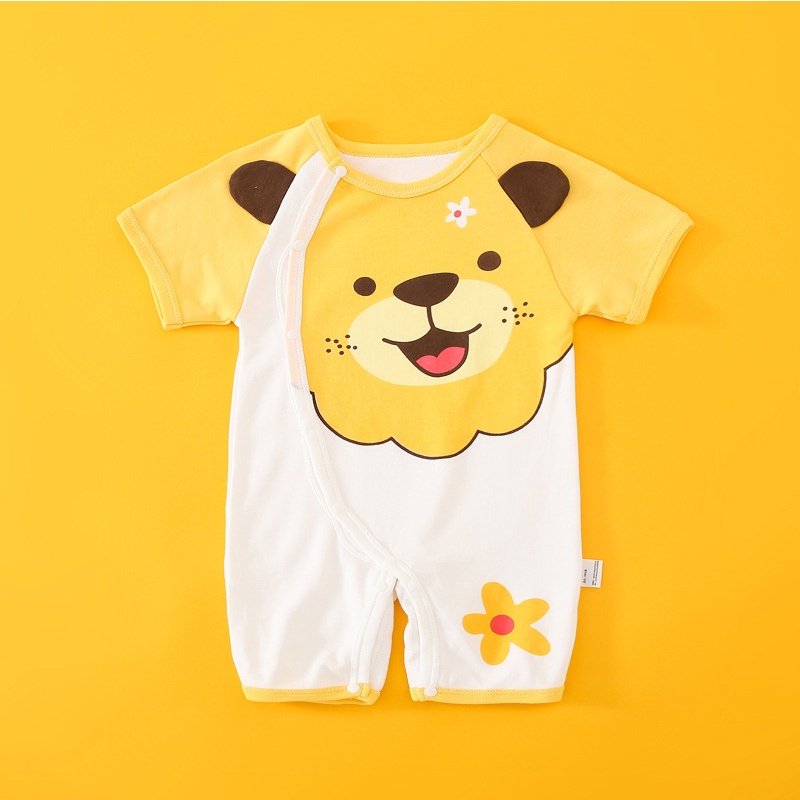 Bodysuit cho bé trai bé gái sơ sinh, mẫu body đùi mùa hè vải 100% cotton mềm mịn kiểu dáng dễ thương size 3-12kg _ BD23