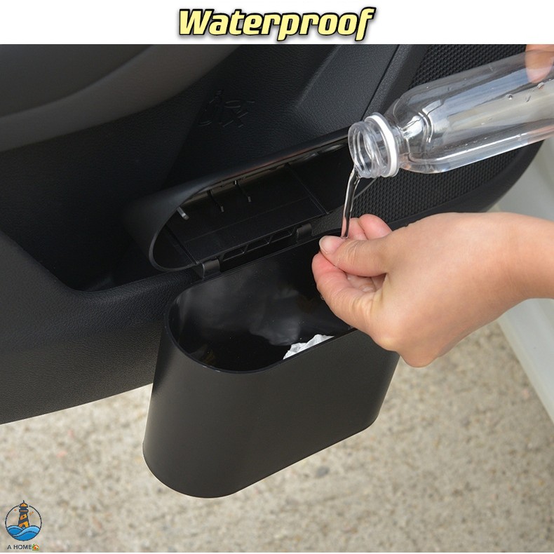 Thùng Rác mini Màu Đen Tiện Dụng Cho Xe Hơi