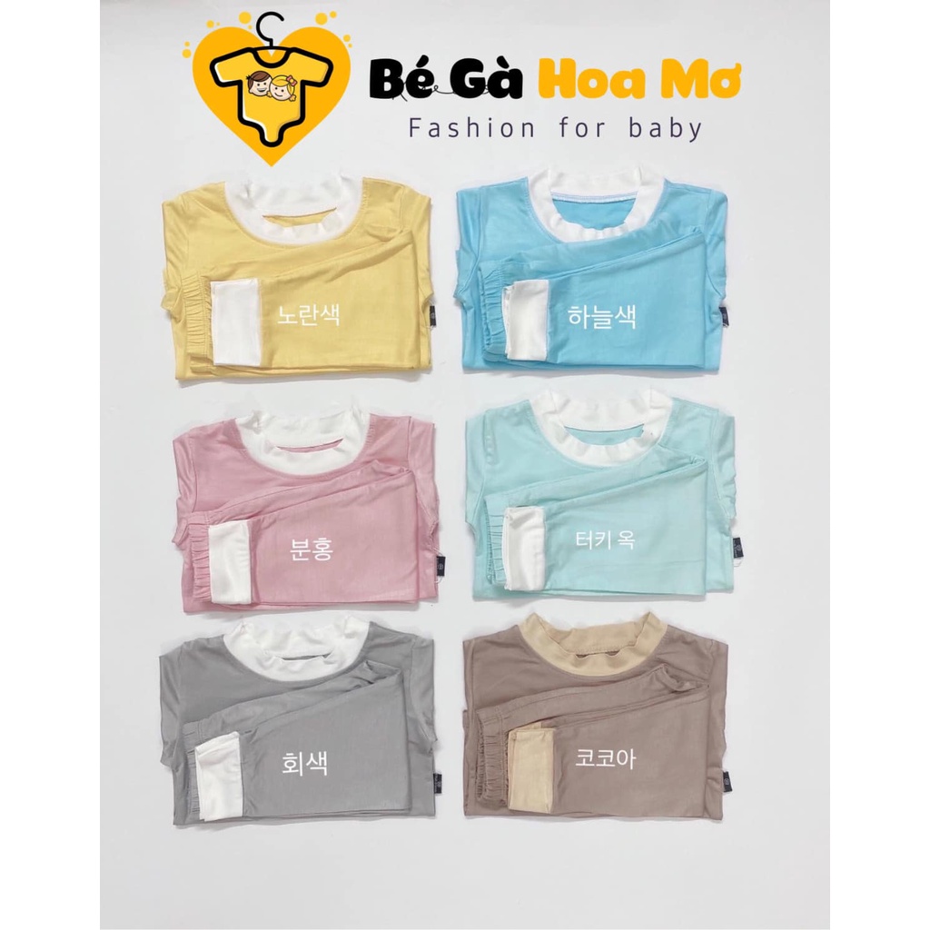 Bộ dài tay K.woo trơn HQ