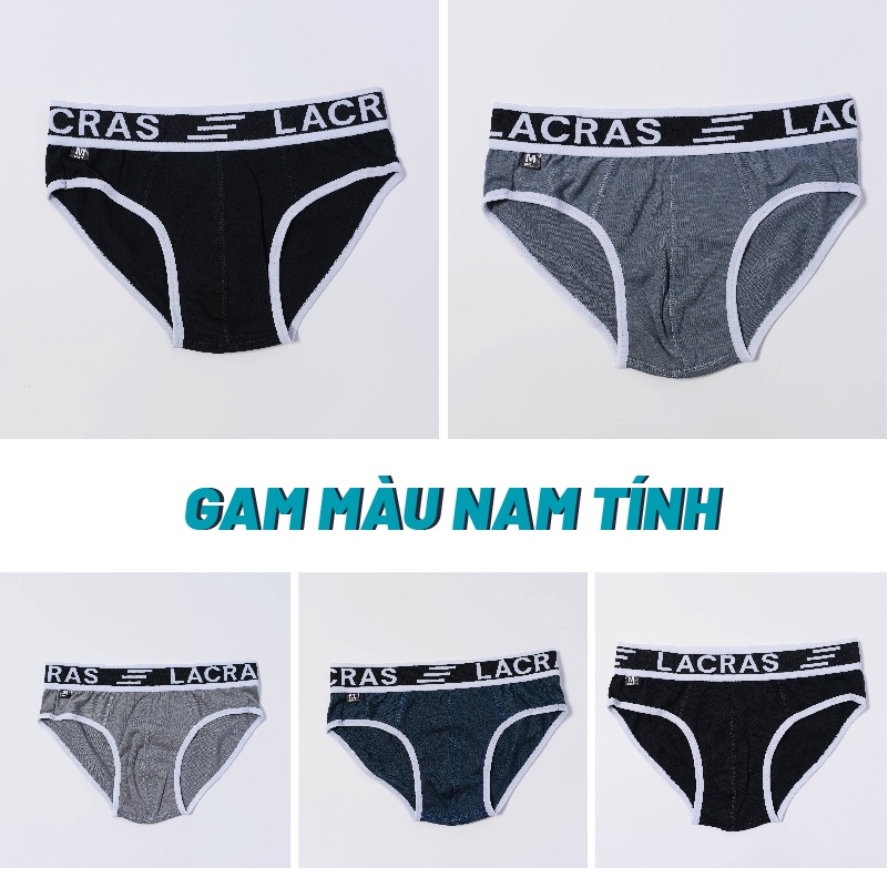 Quần lót nam tam giác quần sịp nam vải Cotton kháng khuẩn cao cấp co giãn 4 chiều, mịn mát thấm hút mồ hôi