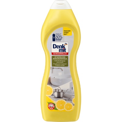 Kem tẩy đánh bóng đa năng Denkmit Schuermilch 750ml dùng cho inox, sứ nhà bếp, nhà tắm - hàng nhập khẩu Đức