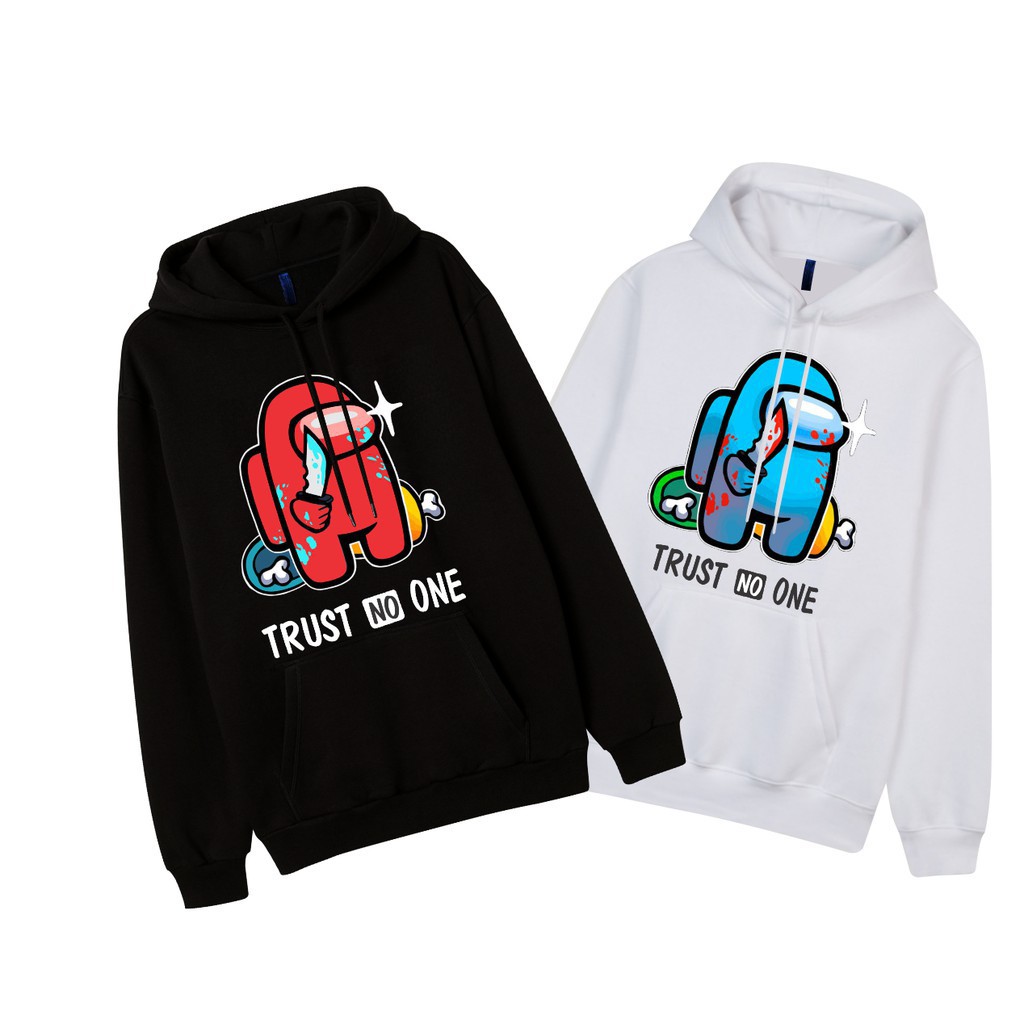 NEW  -  Áo Among Us  Hoodie 2 Màu Đen Và Trắng dài tay chất nỉ cực đẹp 2021  / đủ size trẻ em