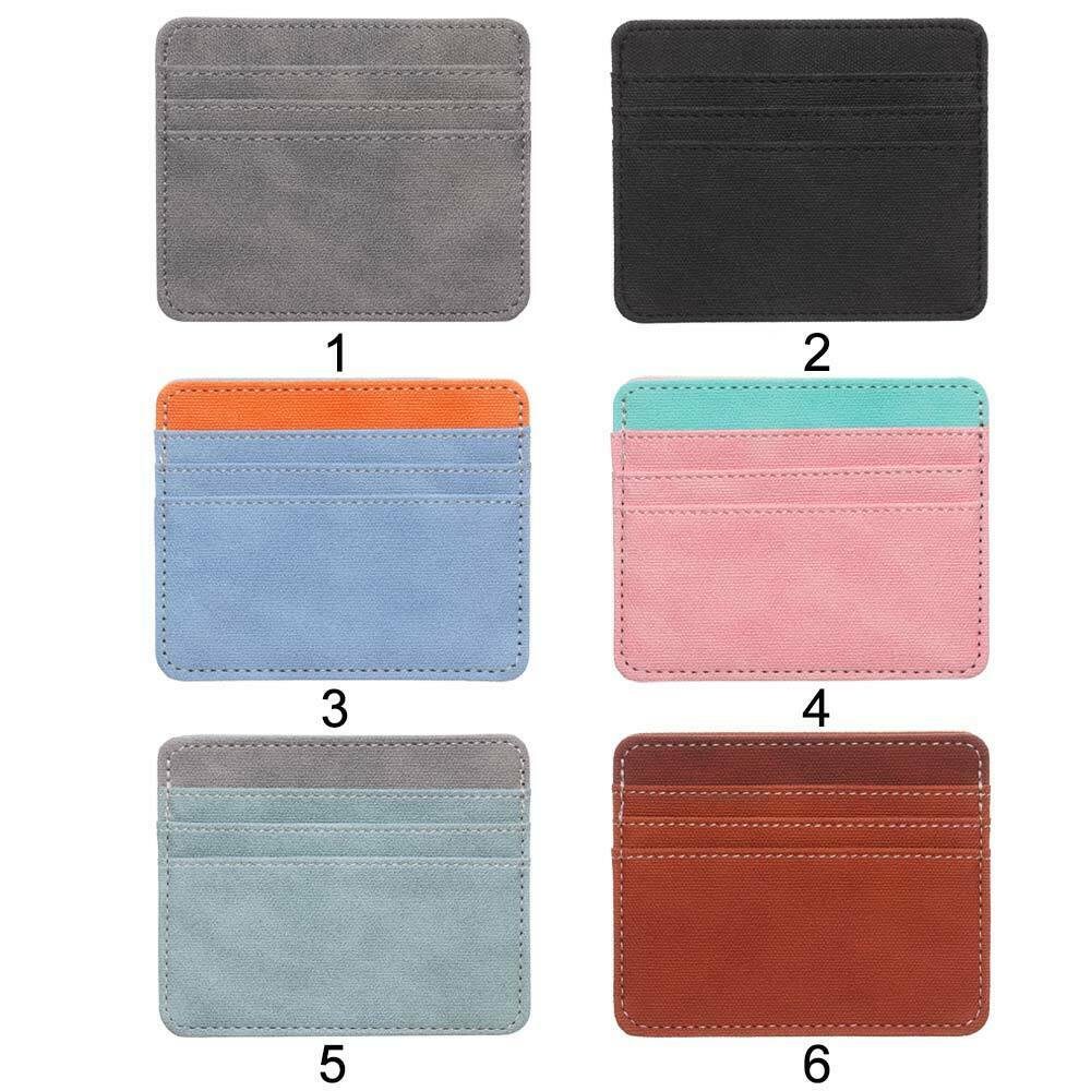 Ví đựng thẻ da PU unisex