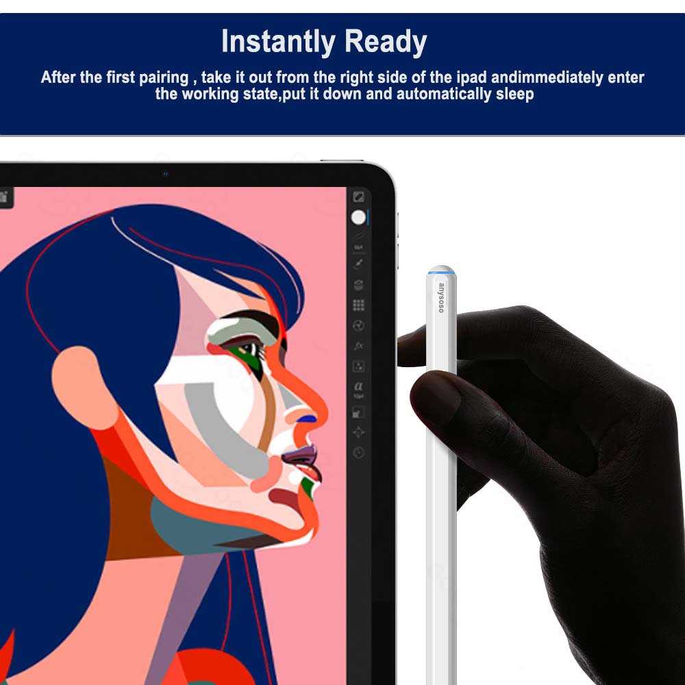 Bút Cảm Ứng Stylus Cho iPad Air 3 4 Pro 11 12.9 Mini 5 6 1