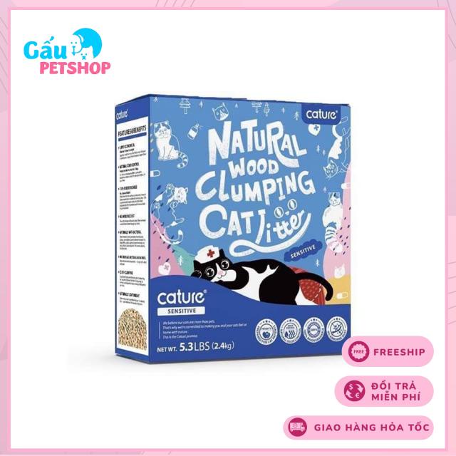 CÁT GỖ VỆ SINH CHO MÈO CATURE