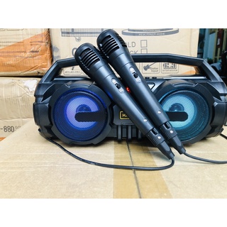 Loa bluetooth hát karaoke 2 micro song ca