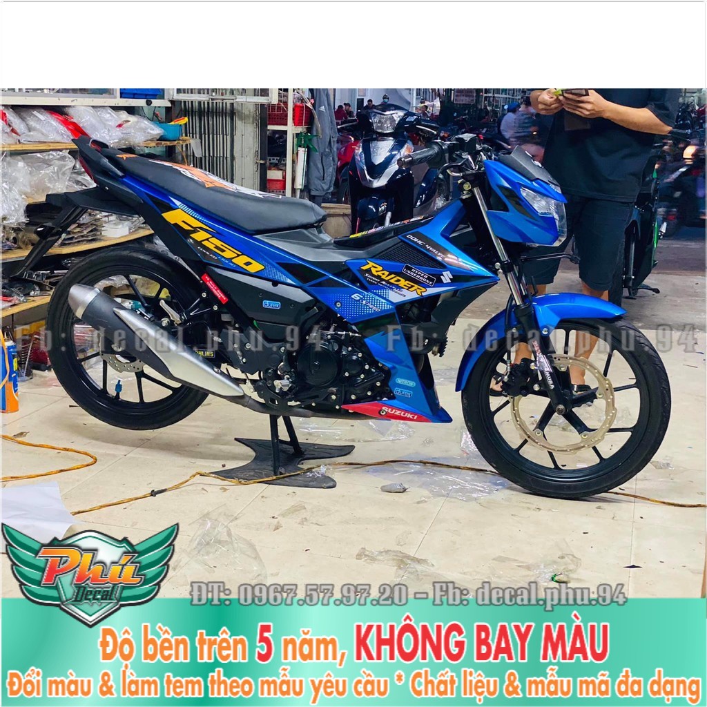 Tem rời Raider Xanh đen (X) -1