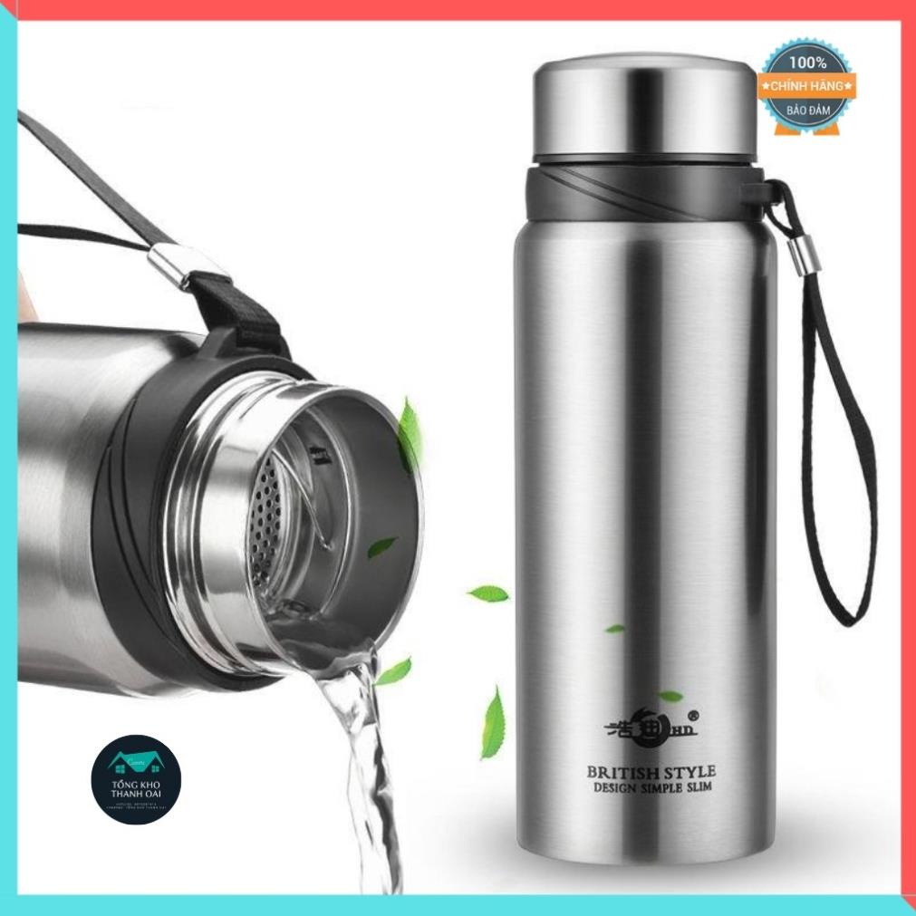 [Mã LIFE20KALL giảm 10% đơn 50K] Bình giữ nhiệt cao cấp inox 304 1000ml bình nước giữ nhiệt