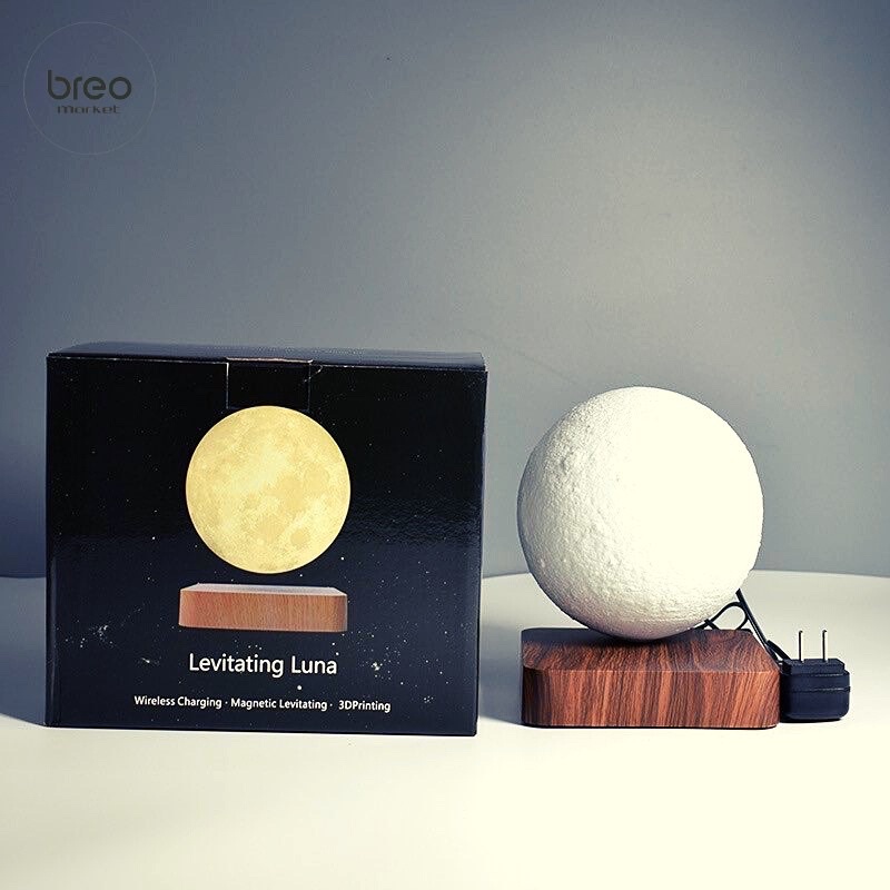 Quả Cầu Mặt Trăng Bay Lơ Lửng Đèn Trang Trí Phòng Làm Việc Phòng Ngủ Phòng khách
