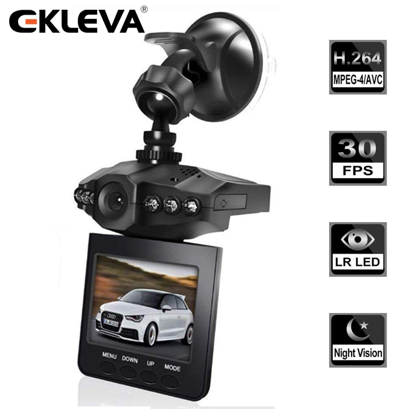 Camera Hành Trình Xe Hơi 2.5 Inch Ekleva Xoay Được Đèn Led Ir 6 Hỗ Trợ Ghi Hình Đa Năng