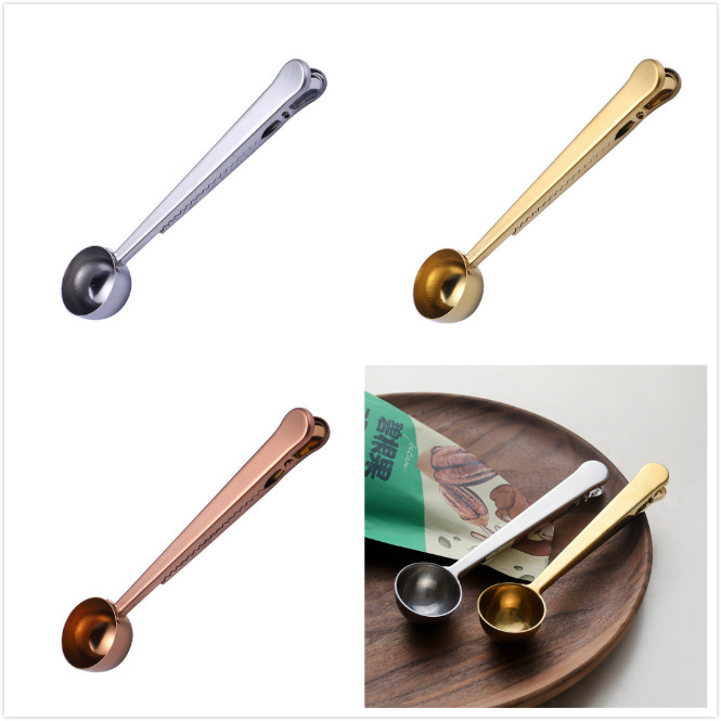 Kẹp miệng túi đựng thực phẩm đa chức năng chất liệu thép không gỉ