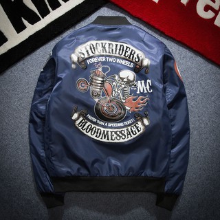 [Ảnh thật 100%] ÁO KHOÁC BOMBER US - STOCK.RIDERS