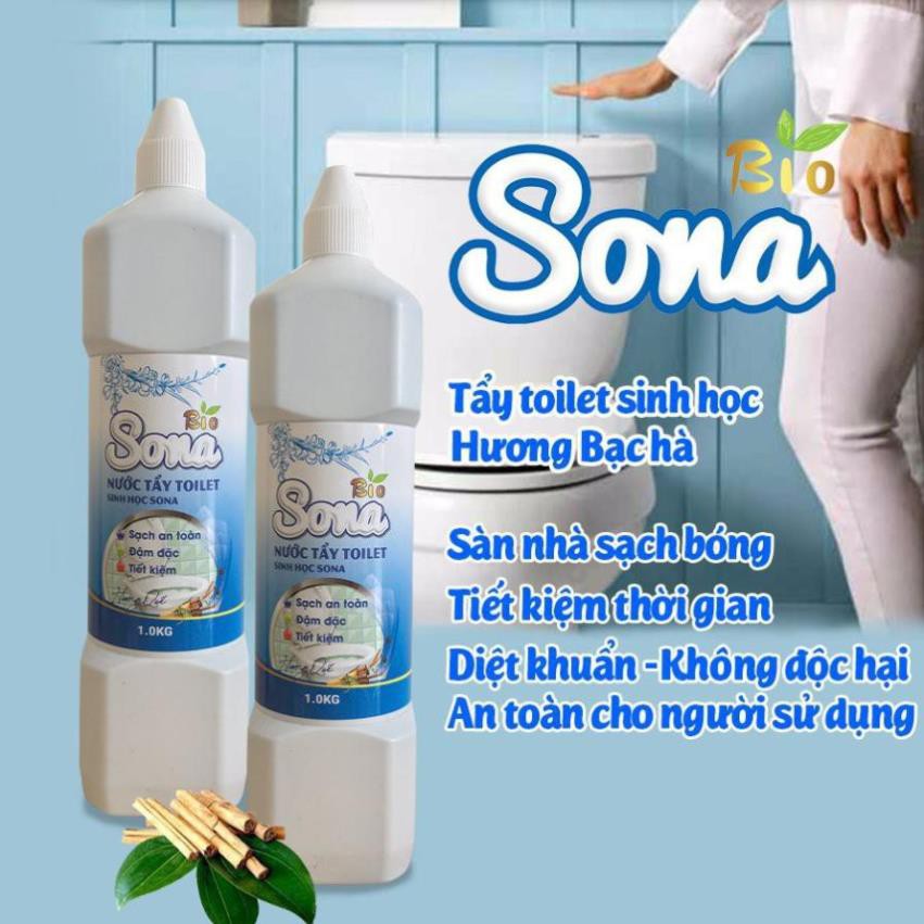 Nước Tẩy Rửa Toilet Hương Quế 1kg - Tẩy Cực Mạnh - Sạch mọi mảng bám & vi khuẩn