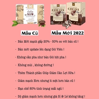 GIẢM CÂN COCOA SLIM HÀNG CÔNG TY CHÍNH HÃNG DẠNG VIÊN 10 gói/hộp
