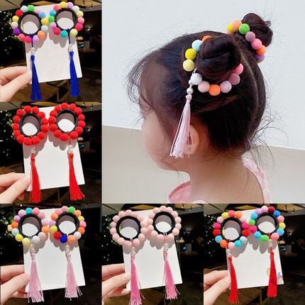 Dây Buộc Tóc Nhiều Màu Sắc Cho Bé Gái