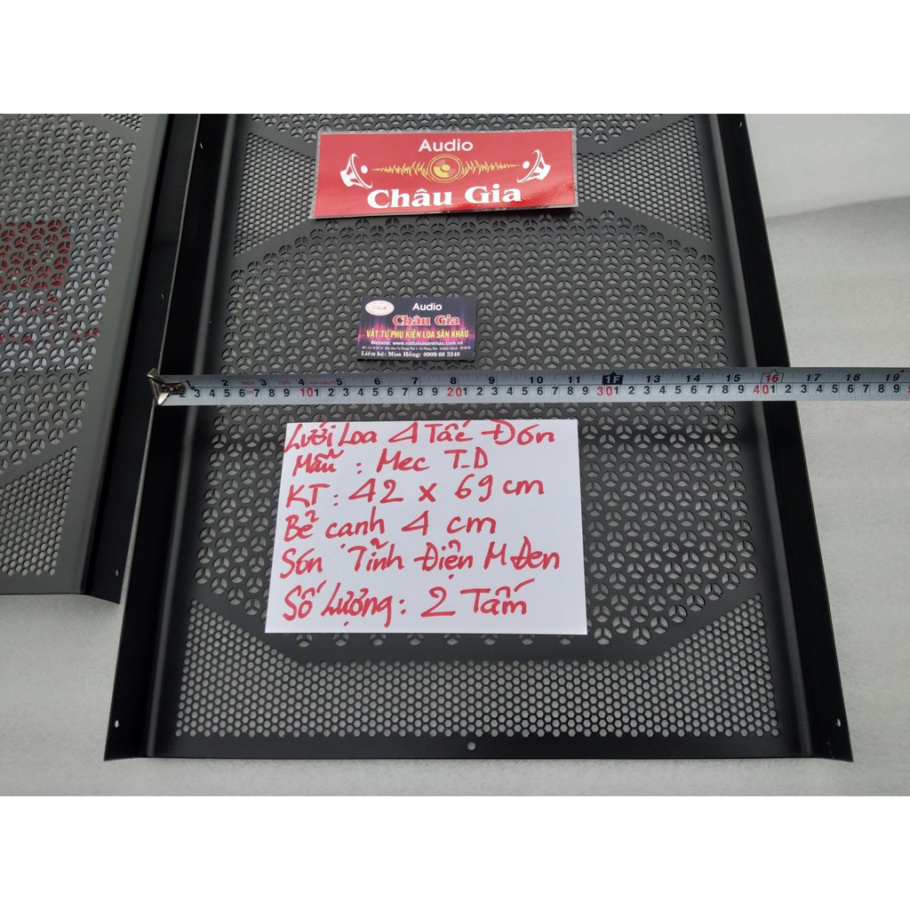 Lưới loa 4 tấc đơn 42cm 69cm 2 tấm