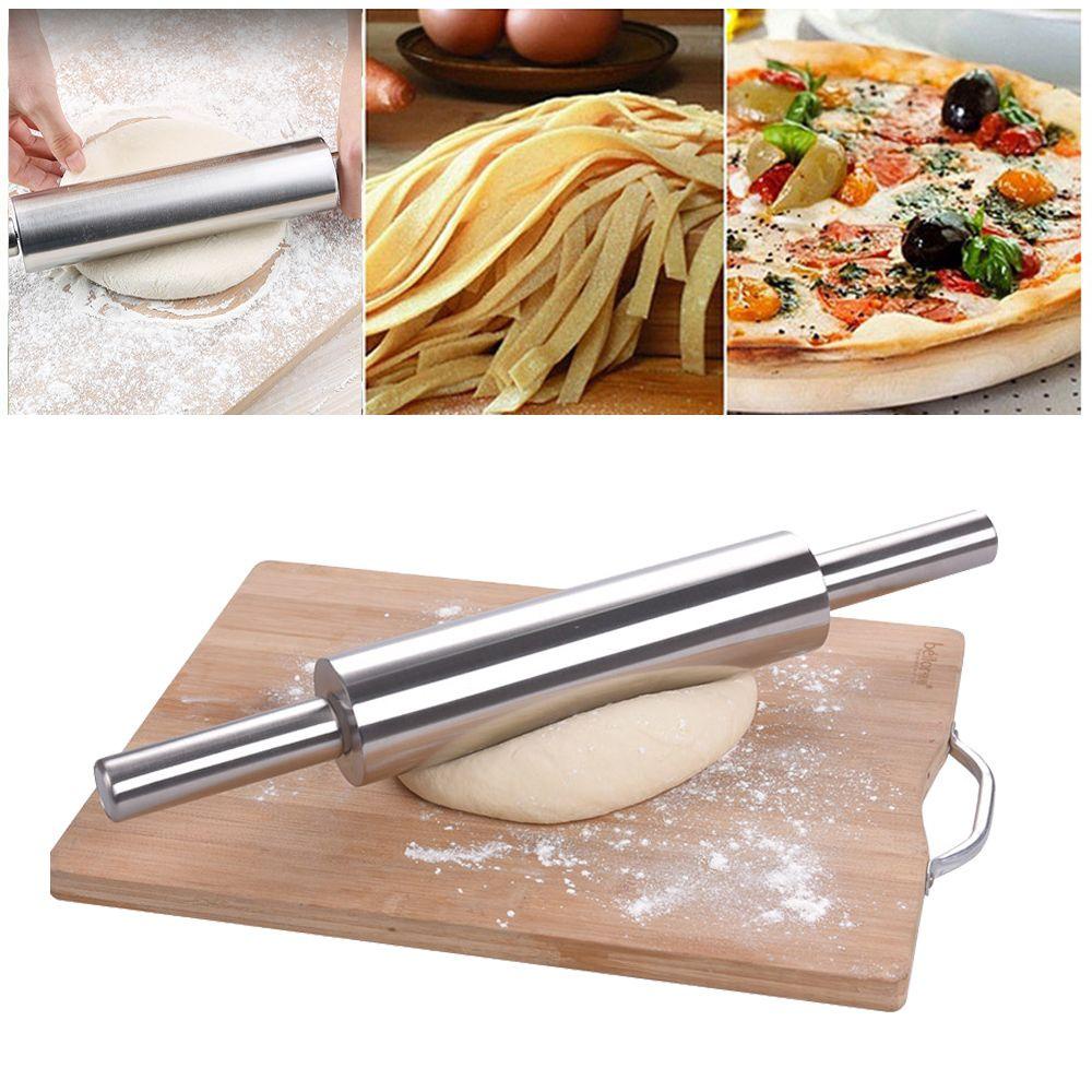 Cây Lăn Bột Làm Bánh Pizza Bằng Inox Chuyên Dụng