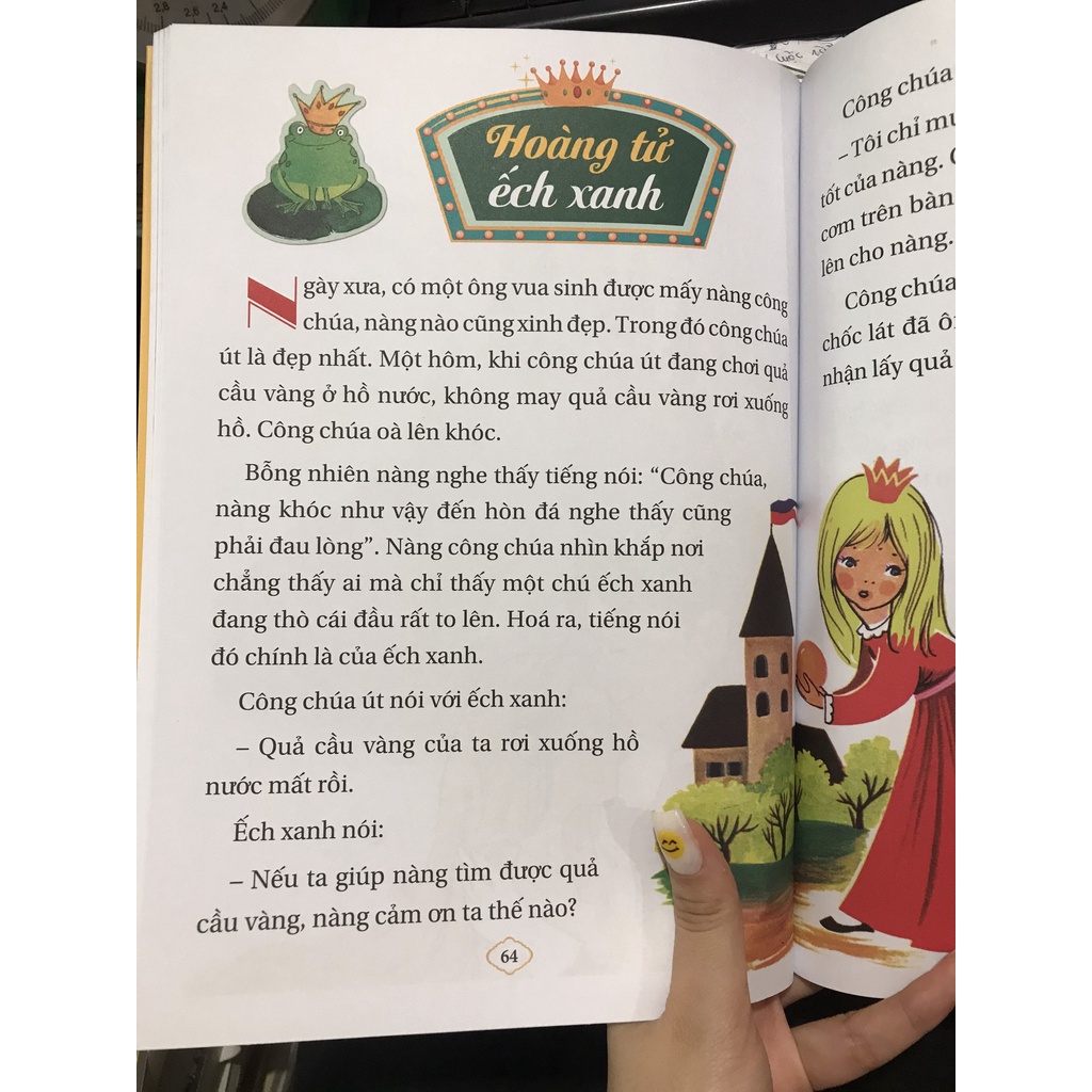 Sách - Truyện cổ tích chọn lọc về hoàng tử công chúa cho bé tập đọc