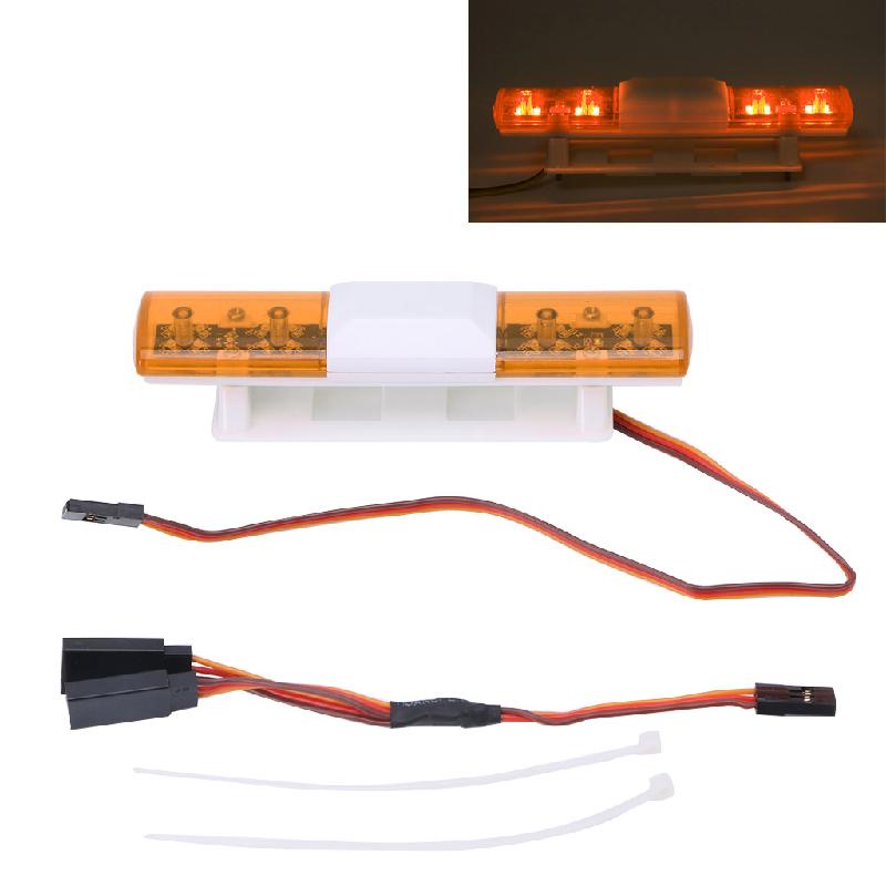 Đèn LED Siêu Sáng Cho Xe Cảnh Sát Điều Khiển Từ Xa 1 / 10 1 / 8 4WD Axial SCX10