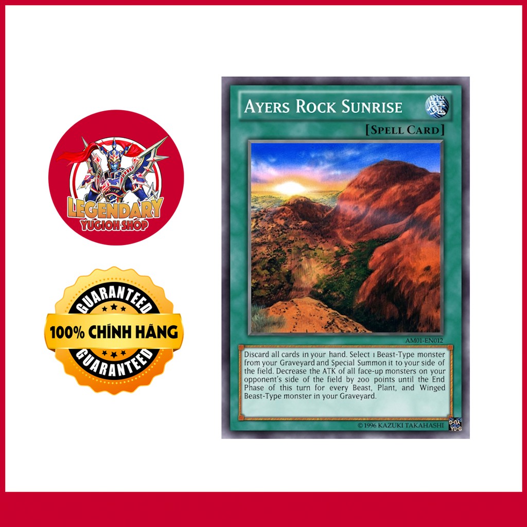 [Thẻ Bài Yugioh Chính Hãng] Ayers Rock Sunrise