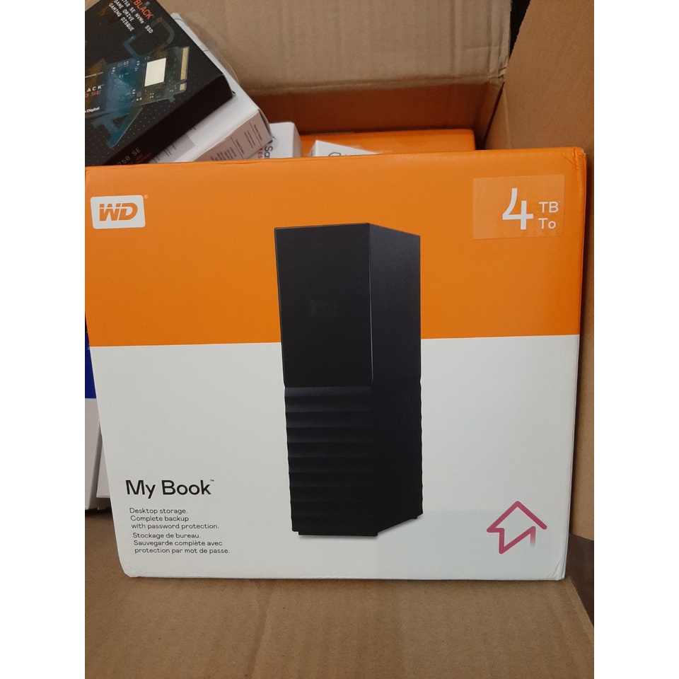 Ổ cứng ngoài HDD 3.5'' WD My Book - 4TB  - Bảo hành 24 tháng