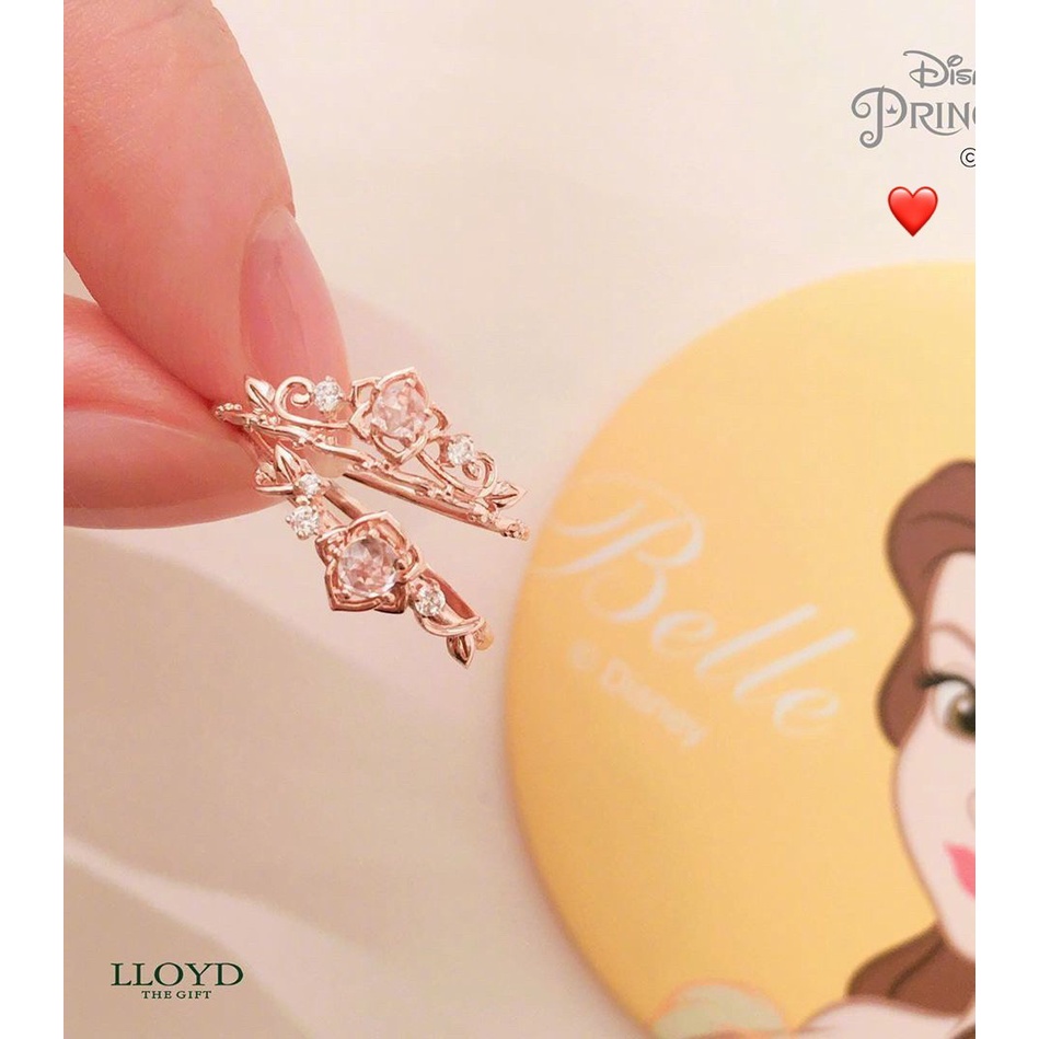 Nhẫn kiểu vương miện công chúa Disney tùy chọn có thể điều chỉnh thời trang cho nữ