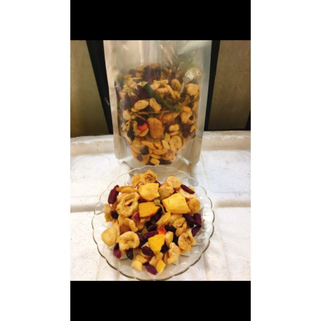 1KG TRÁI CÂY SẤY THẬP CẨM GIÒN NGON HÀNG VỤN