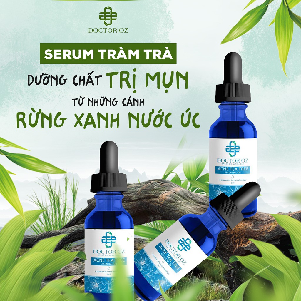 Tinh Chất Serum Hỗ Trợ Làm Giảm Mụn Chiết Xuất Tràm Trà Doctor Oz 5ml