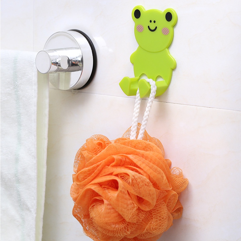 Giá đỡ bàn chải đánh răng gắn tường hình động vật hoạt hình dễ thương