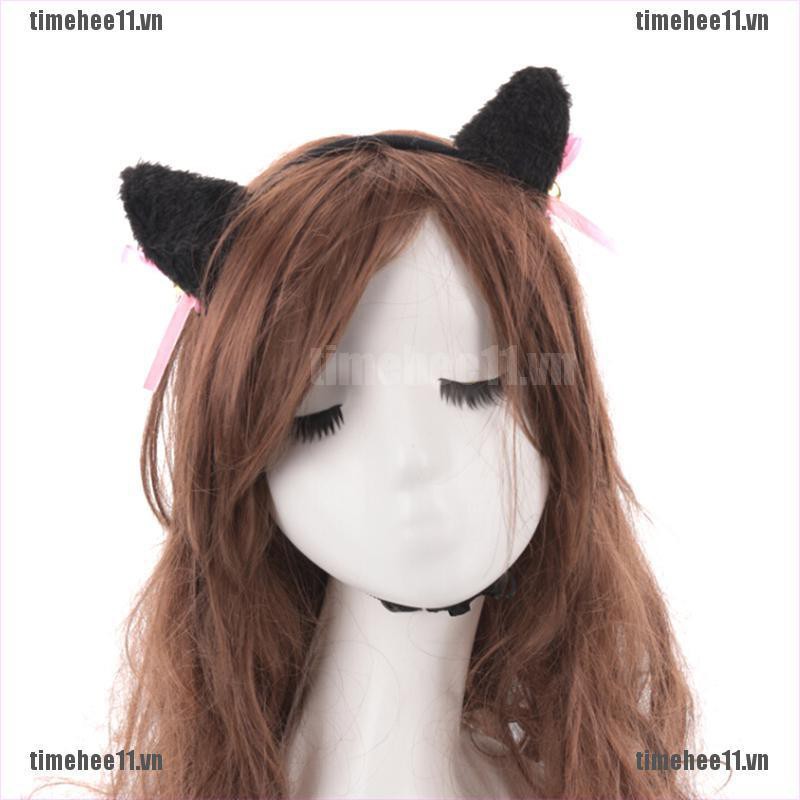 Set 5 Vòng Cổ Tai Mèo Hóa Trang